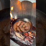 【簡単キャンプ飯】　スペアリブの煮込み　#キャンプ飯 #アウトドアグルメ #ハイエース車中泊 #cooking #簡単レシピ #スペアリブ #ソロキャンプ #大分キャンプ #低糖質キャンプ飯