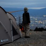 【夫婦キャンプ】この夜景、すごすぎる！…富士川キャンプ場 | snow peak Land Nest | 春キャンプ