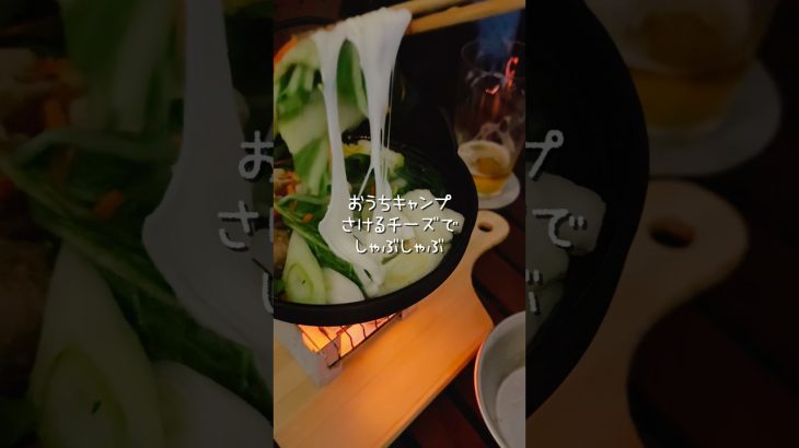 おうちキャンプ🏕さけるチーズでしゃぶしゃぶするぼっちの酒飲み。 #猫 #料理 #酒 #酒飲み #酒飲み歓迎 #いろり鍋 #さけるチーズ