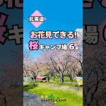 【最高のお花見キャンプ6選】北海道のキャンプ場でお花見🌸 ＃北海道キャンプ