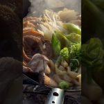 【キャンプ飯】いつかのすき焼きうどん#キャンプ#ソロキャンプ#キャンプ飯#すき焼き#cooking#camp