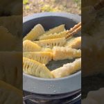 春と磯を感じる。外で食べるからなお美味い！【筍の青のり唐揚げ】　#キャンプ飯 #レシピ #たけのこ #春