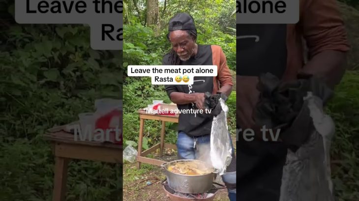 Fish soup so good Rasta had to taste it twice #outdoorcooking #fishsoup #camping