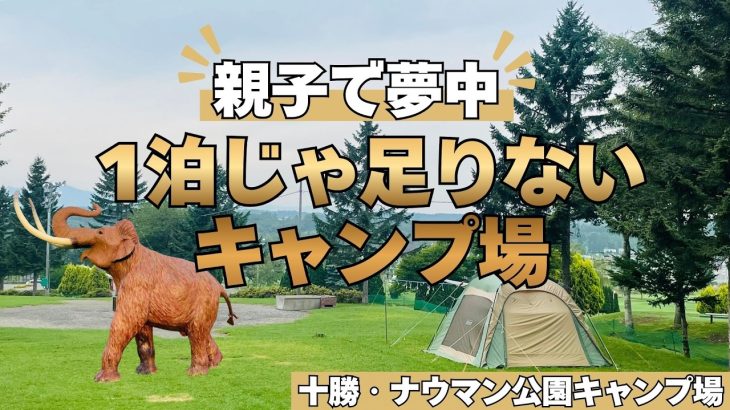 【コスパ最高で親子満喫】ナウマン公園キャンプ場がおすすめ（十勝・幕別町忠類）＃北海道キャンプ