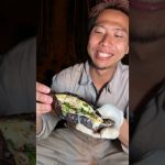 🍆まるでグラタン！！茄子の丸焼き🍆 #平凡飯 #アウトドアグルメ #キャンプ飯 #古民家