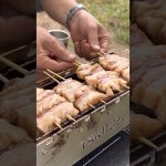 【串焼き】豚の生姜焼き　#キャンプ飯 #レシピ #炭火焼き #生姜焼き